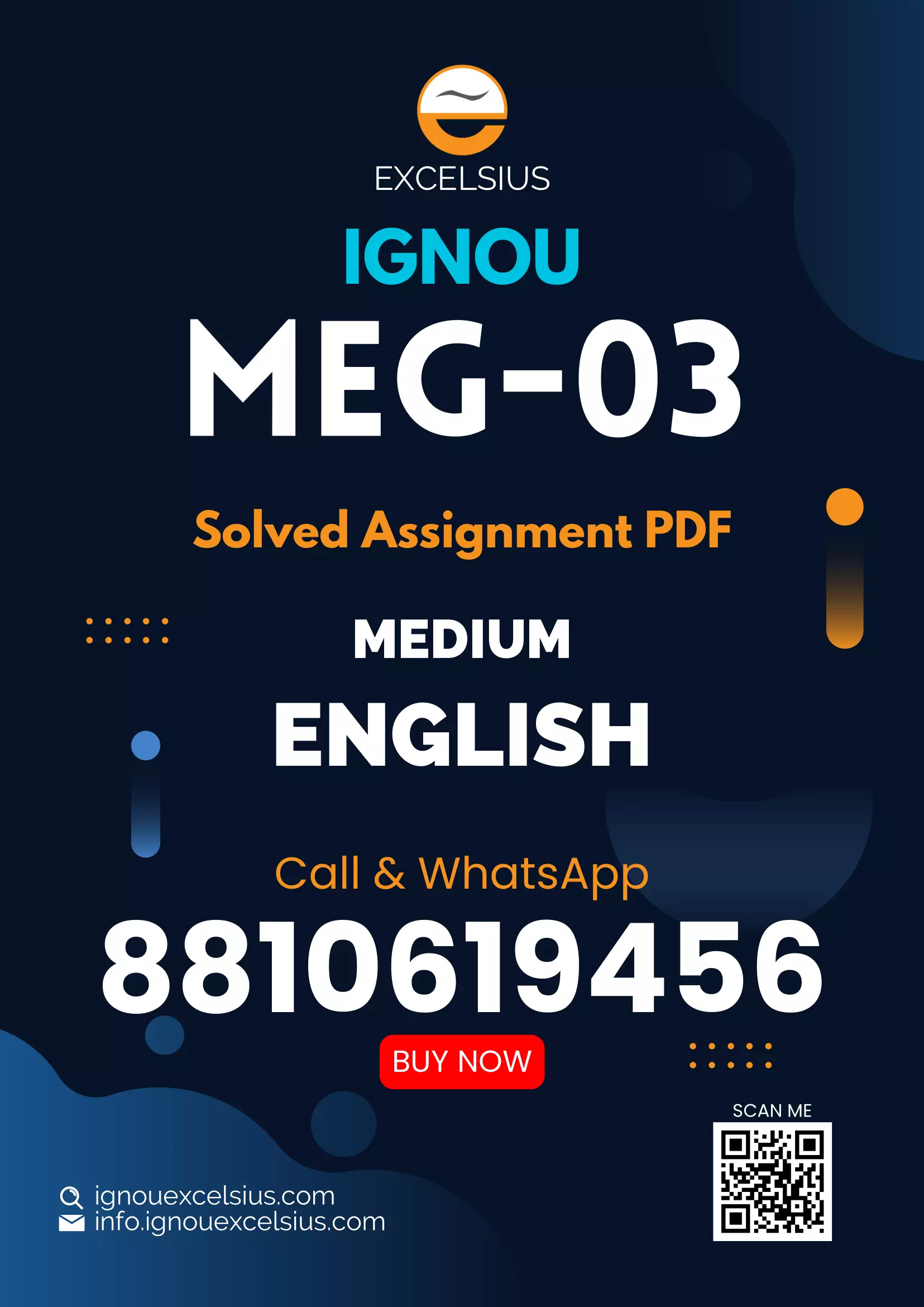 IGNOU MEG-03 British Novel Latest Solved Assignments