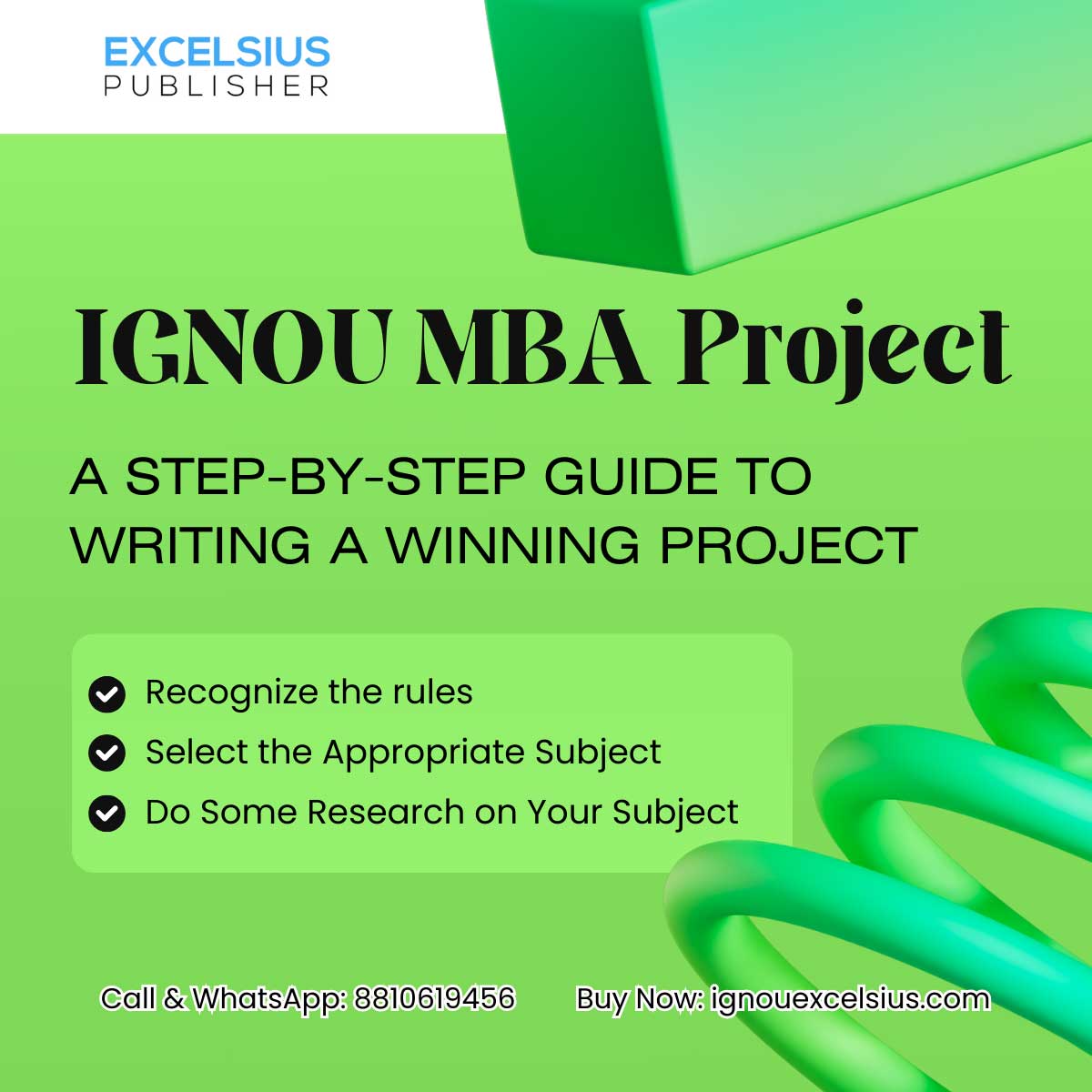 IGNOU MBA Project: A Step-by-Step Guide to Writing a Winning Project
